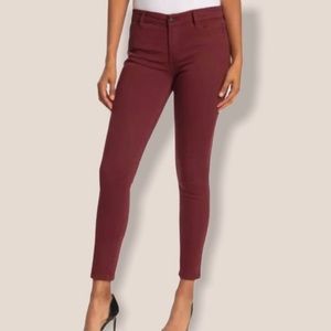 Sam Edelman The Kitten Skinny 28” 14/32 in Cabernet 10/2019 LIKE NEW Jean